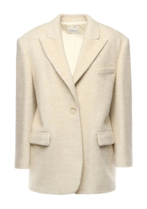 THE ANDAMANE single-button wool blazer - Neutrals