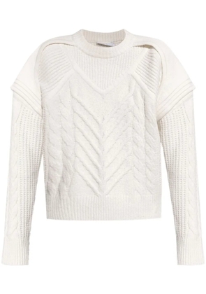 IRO cable-knit jumper - White