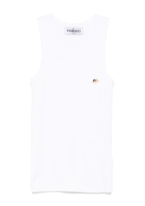 Fiorucci Angel Patch tank top - White