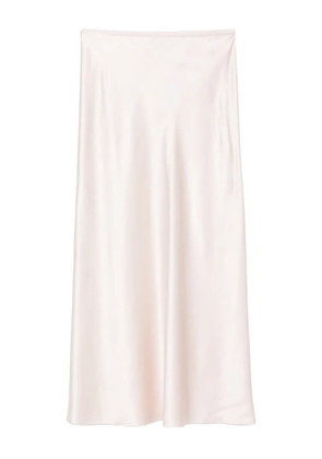 JOSEPH Isaak bias-cut silk midi skirt - Pink