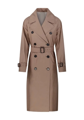 Max Mara Candida belted double-breasted coat - Brown