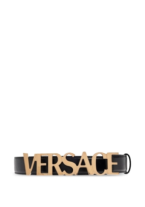 Versace leather belt - Black