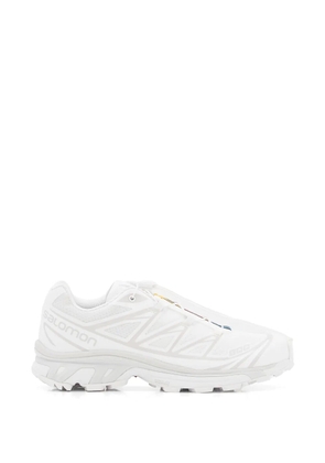 Salomon XT-6 logo-print sneakers - White