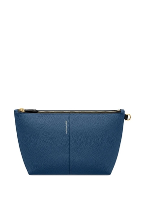 MAISON de SABRÉ Flaire dri-tan d-ring leather pouch - Blue