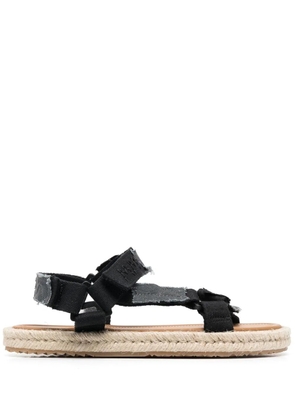 Maison Margiela Patchwork hiking sandals - Black