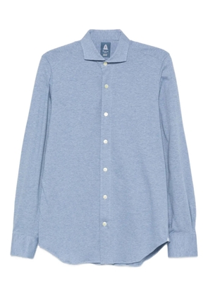 Finamore 1925 Napoli long-sleeved button-up shirt - Blue