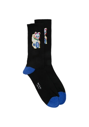 Paul Smith Lucky Cat socks - Black