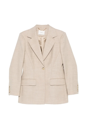 JOSEPH Fallon flap-pocket tailored jacket - Neutrals