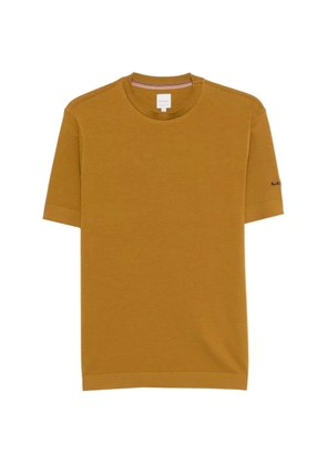 Paul Smith integrated rib T-shirt - Yellow