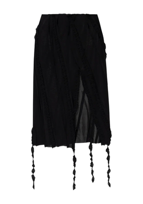 Blumarine ruched midi skirt - Black