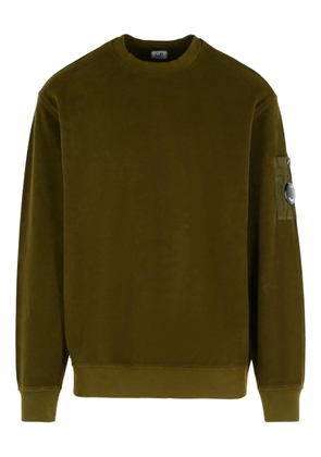 C.P. Company pocket-patch crew neck sweatshirt - Green