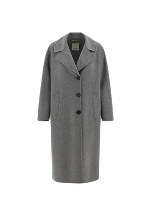 Max Mara Zoe notched-lapel coat - Grey
