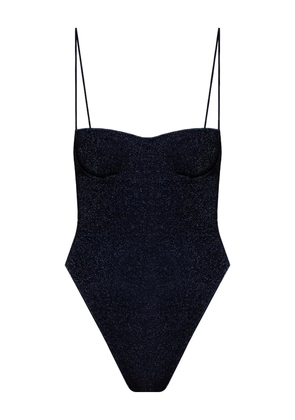 Oséree lurex swimsuit - Blue