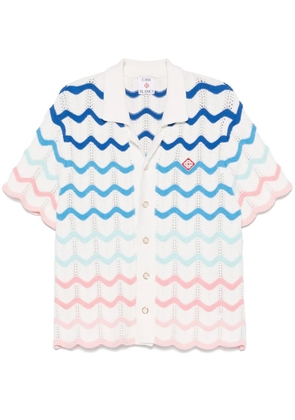 Casablanca Wave shirt - White