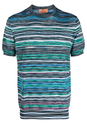 Missoni striped cotton t-shirt - Blue