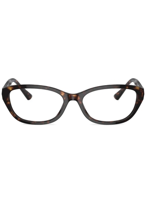 Jimmy Choo Eyewear tortoiseshell-effect glasses - Brown