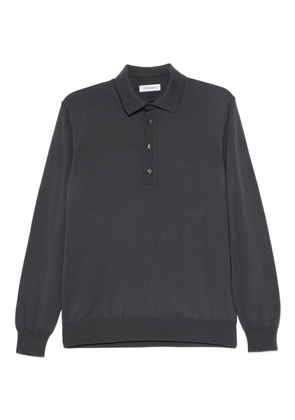 Kangra long sleeve polo shirt - Black