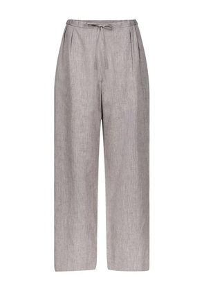 LouLou de Saison Clark pleated drawstring trousers - Grey