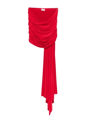 THE ANDAMANE draped skirt - Red