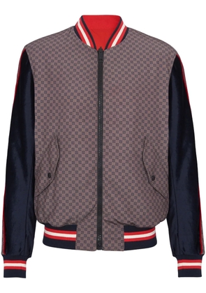 Balmain PB-monogram bomber jacket - Purple