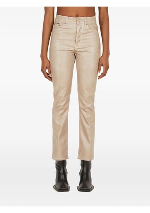 EYTYS shiny cropped trousers - Neutrals
