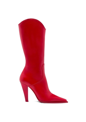 Paris Texas Nadia pointed-toe boots - Red