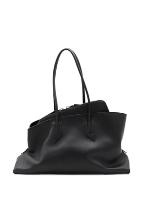 The Attico medium La Passeggiata leather shoulder bag - Black