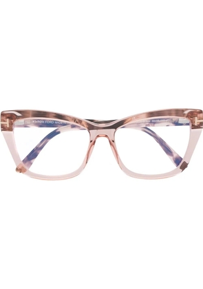 TOM FORD Eyewear wayfarer-frame optical glasses - Pink