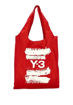 Y-3 logo-print tote bag - Red