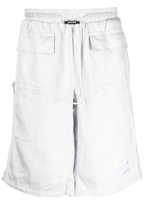 PUMA logo-buckle track shorts - Grey