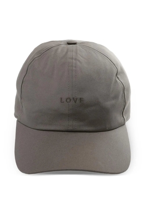 Rick Owens text baseball cap hat - Grey