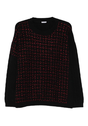 Glass Cypress cable-knit sweater - Black