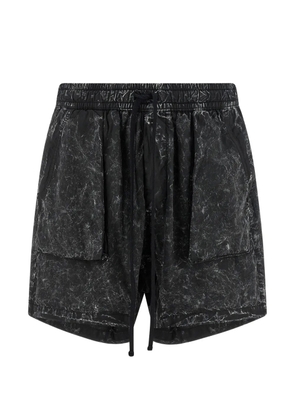 Thom Krom marble-effect shorts - Black