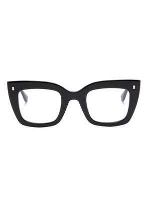 DSQUARED2 EYEWEAR Hype glossy butterfly-frame glasses - Black