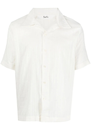 Séfr pintuck cotton shirt - White