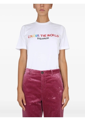 DSQUARED2 short-sleeve graphic T-shirt - White