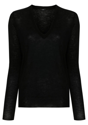 JOSEPH V-neck cashmere jumper - Black