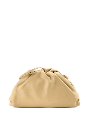 Bottega Veneta Pre-Owned The Pouch Leather Mini crossbody bag - Neutrals