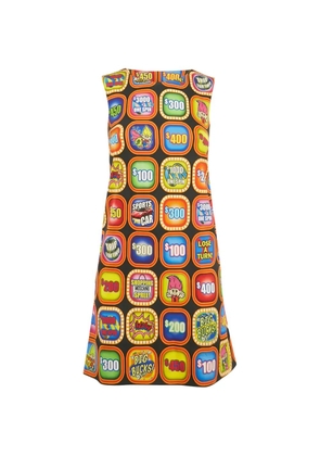 Moschino Pre-Owned graphic-print sleeveless dress - Black