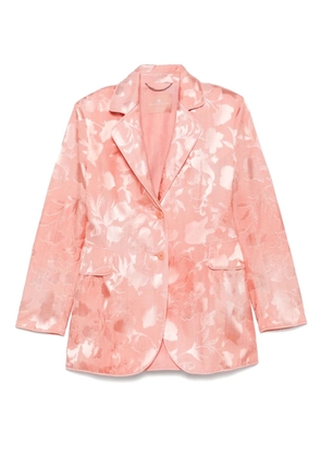 Ermanno Scervino floral-jacquard blazer - Pink
