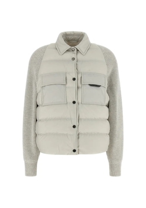 Brunello Cucinelli quilted padded jacket - Neutrals