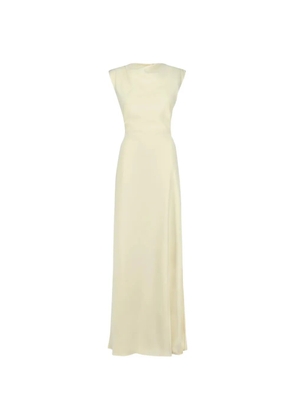 ODD MUSE crepe draped maxi dress - Neutrals