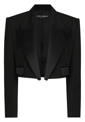 Dolce & Gabbana cropped blazer - Black