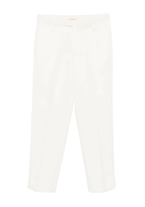 Briglia 1949 pleated straight-leg trousers - White