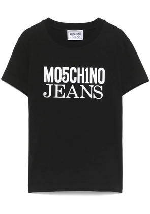 MOSCHINO JEANS logo-print T-shirt - Black