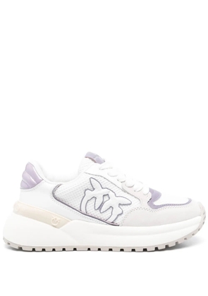 PINKO Love Birds-motif sneakers - White