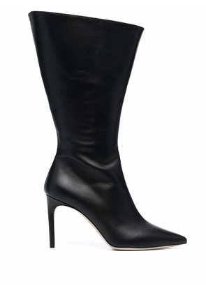 Giannico Victoria leather boots - Black