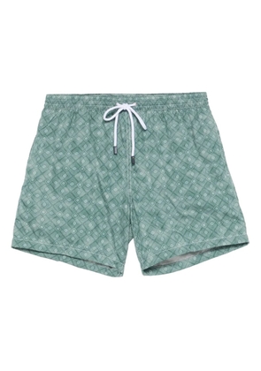 Barba graphic-print swim shorts - Green