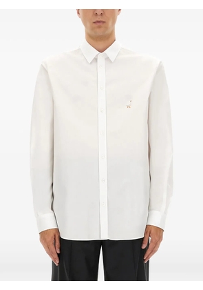 Moschino duck-embroidered shirt - White