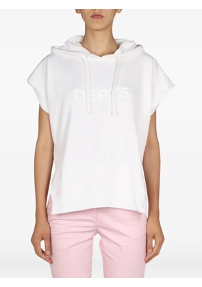 Department 5 hooded short-sleeve hoodie - White